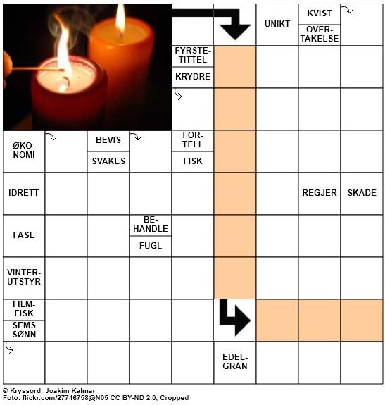 Dagens julekryssord - 18. Desember - 2017