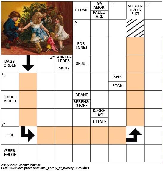 Dagens julekryssord - 21. Desember - 2017