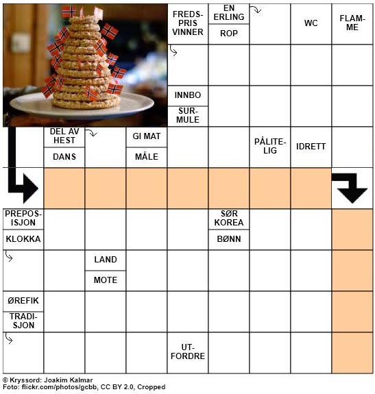 Dagens julekryssord - 23. Desember - 2017