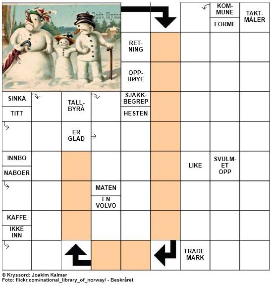 Dagens julekryssord - 29. Desember - 2017