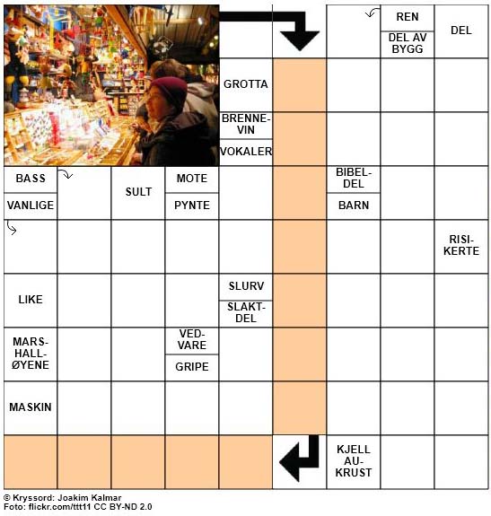 Dagens julekryssord - 3. Desember - 2017