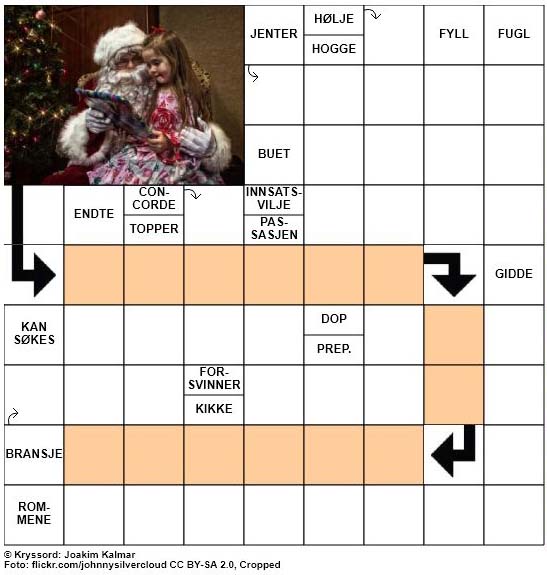 Dagens julekryssord - 7. Desember - 2017
