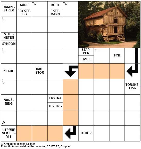 Dagens kryssord - 1. Mars - 2018