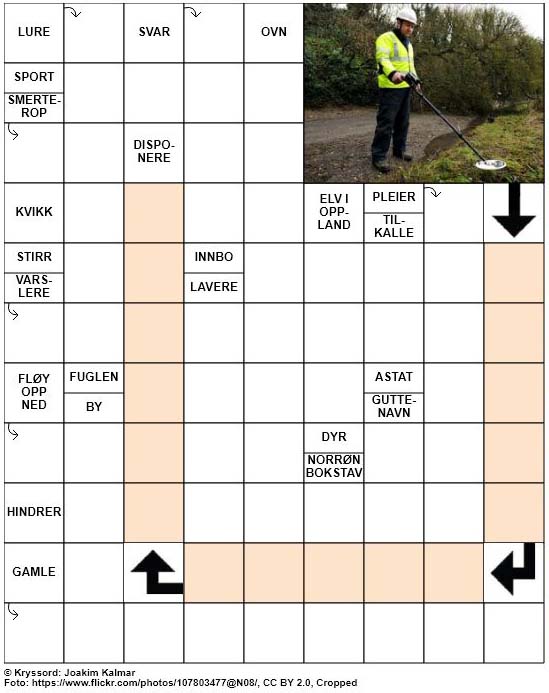 Dagens kryssord – 1. Mars – 2019