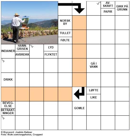 Dagens kryssord - 10. Juli - 2018