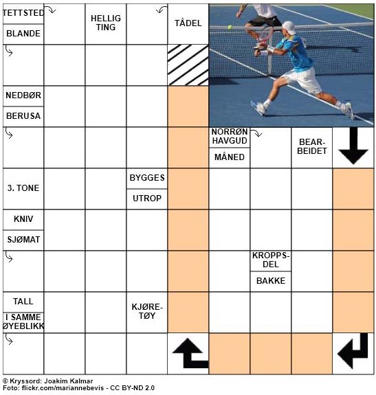 Dagens kryssord - 10. Mai - 2018