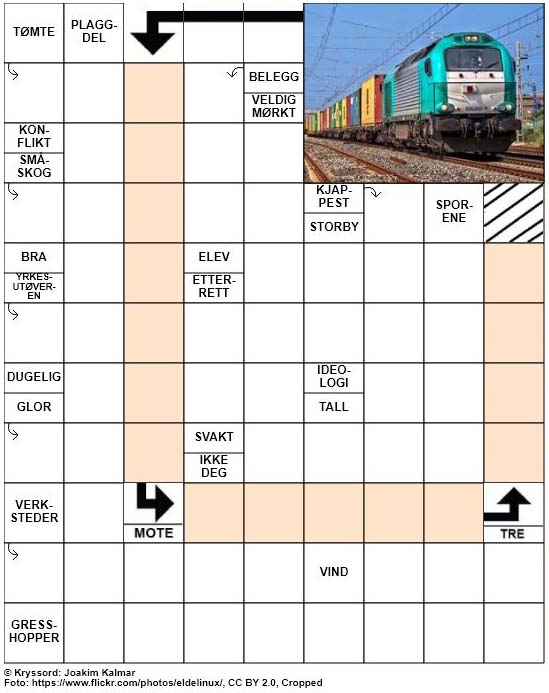 Dagens kryssord – 10. Mai – 2019