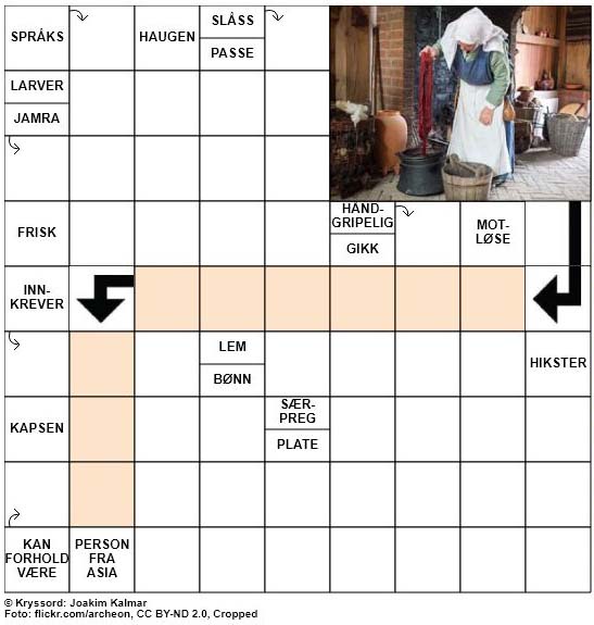 Dagens kryssord – 10. Oktober – 2018