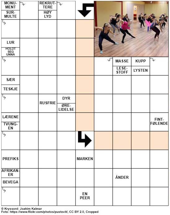 Dagens kryssord – 11. April – 2019