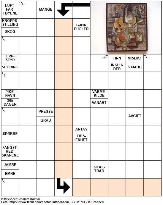 Dagens kryssord – 11. Mars – 2019
