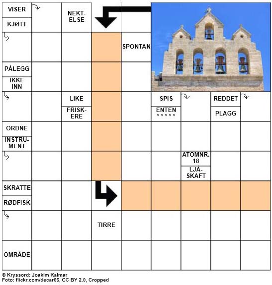 Dagens kryssord - 12. Juni - 2018