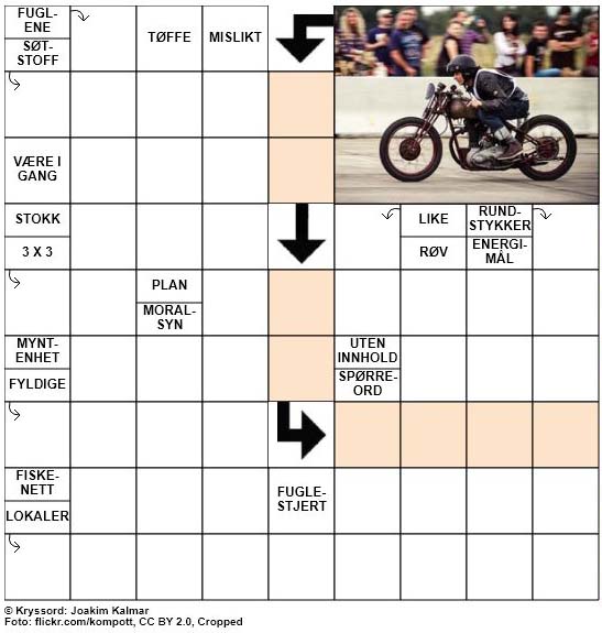 Dagens kryssord – 12. Oktober – 2018