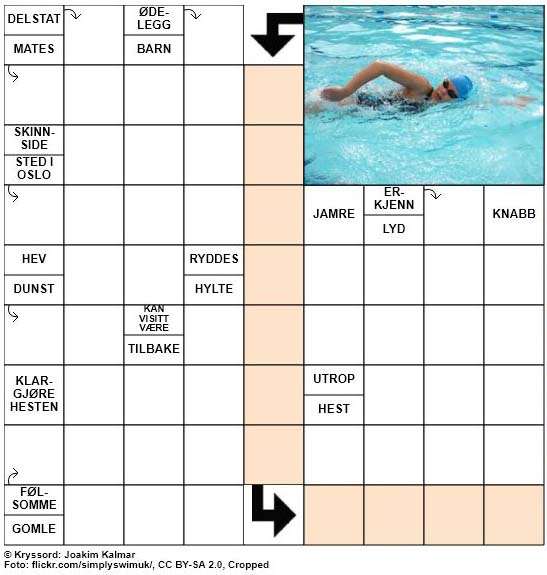 Dagens kryssord - 13. September - 2018