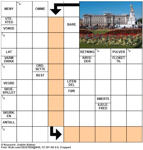 Dagens kryssord - 14. Februar - 2018