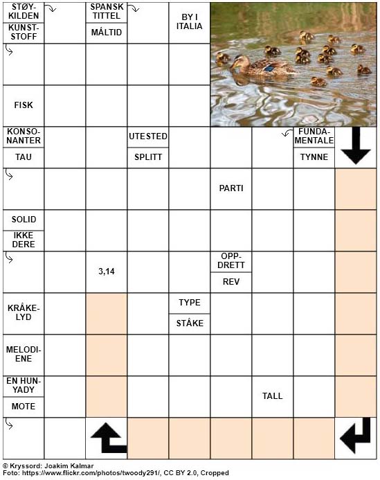 Dagens kryssord – 16. April – 2019