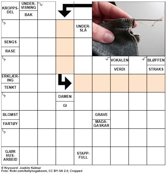 Dagens kryssord - 16. August - 2018