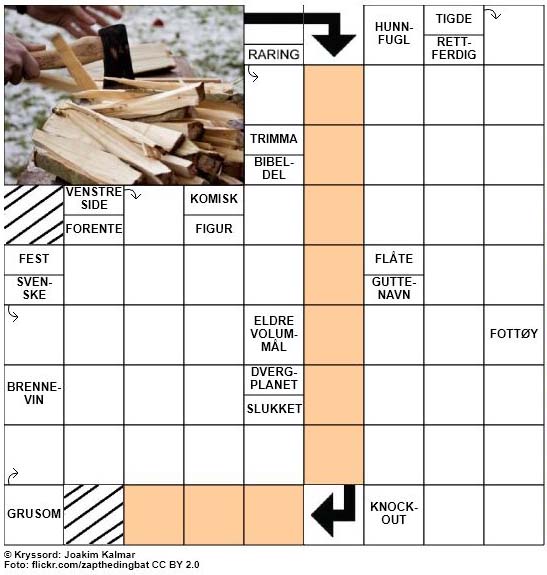 Dagens kryssord - 16. November - 2017