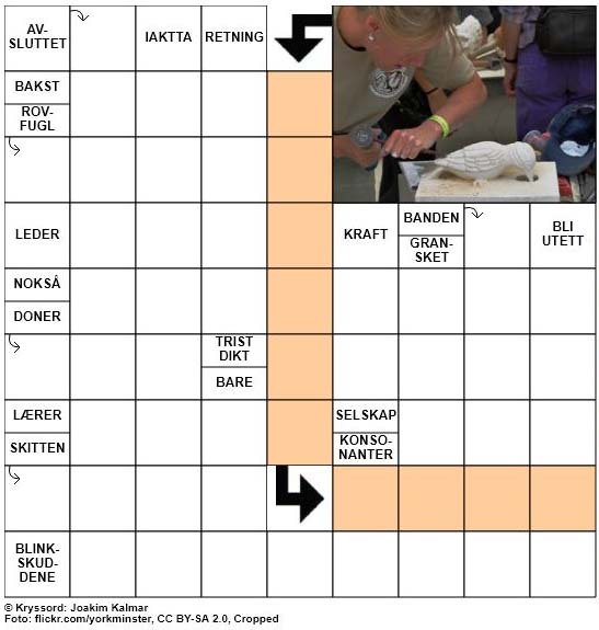 Dagens kryssord - 17. Juni - 2018