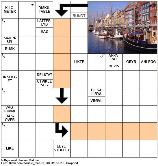 Dagens kryssord - 17. Mars - 2018