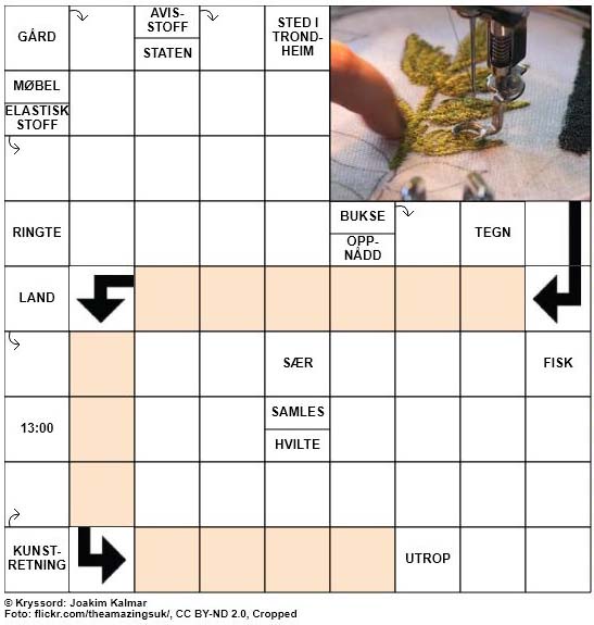 Dagens kryssord - 17. September - 2018