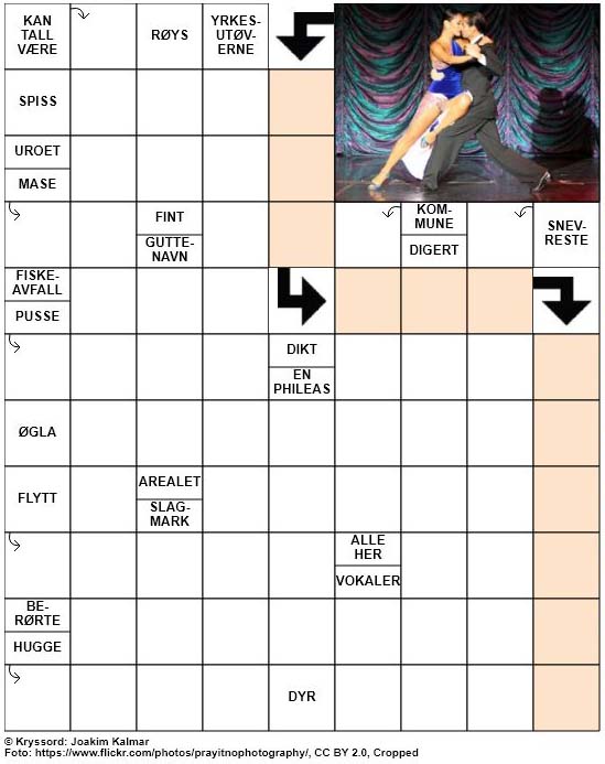 Dagens kryssord – 18. Februar – 2019