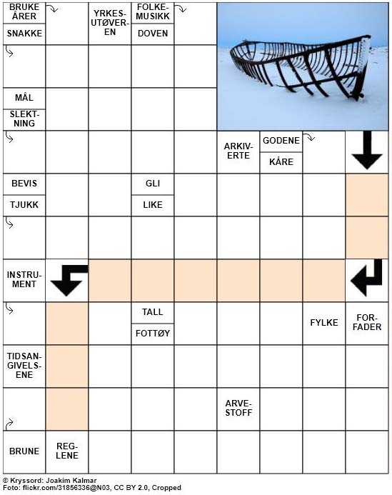 Dagens kryssord – 18. November – 2018