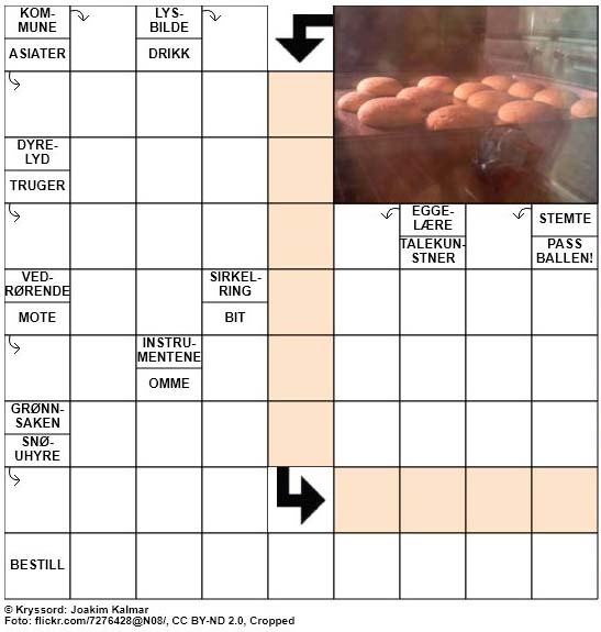 Dagens kryssord - 18. September - 2018