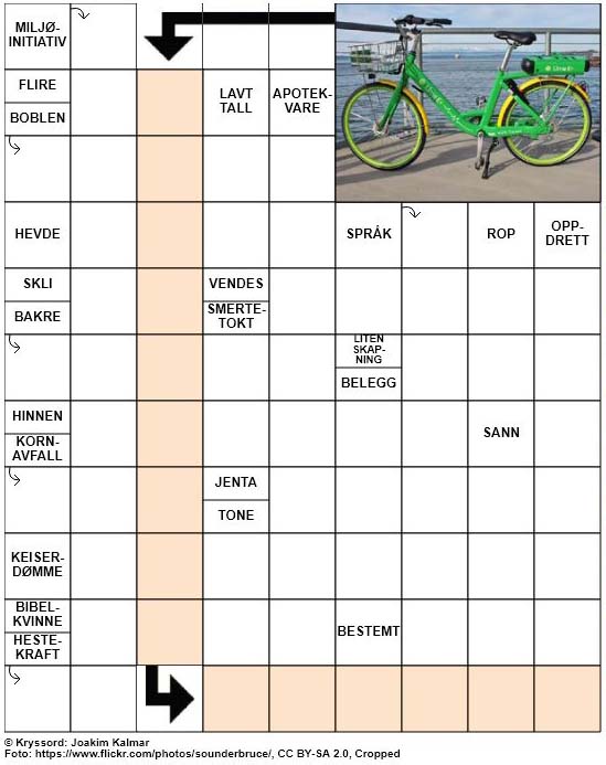 Dagens kryssord – 2. Februar – 2019