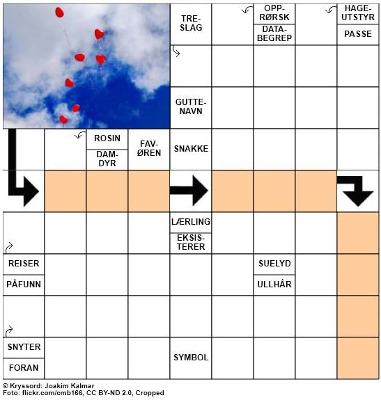Dagens kryssord - 2. Mars - 2018