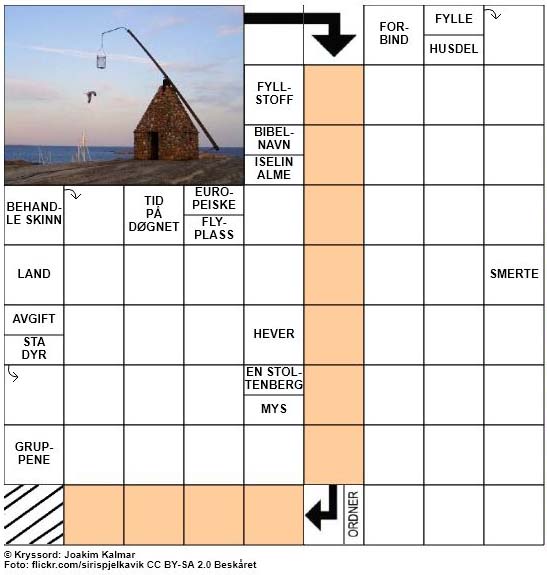 Dagens kryssord - 21. Oktober - 2017