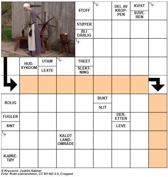 Dagens kryssord - 22. Mars - 2018