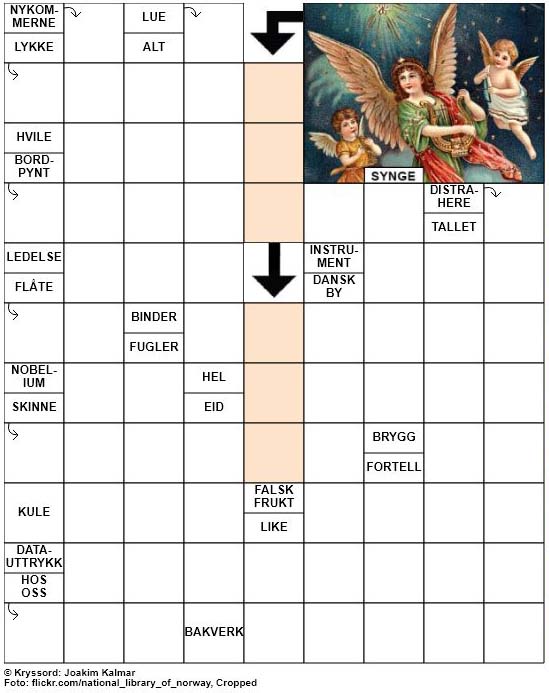 Dagens kryssord – 24. Desember – 2018