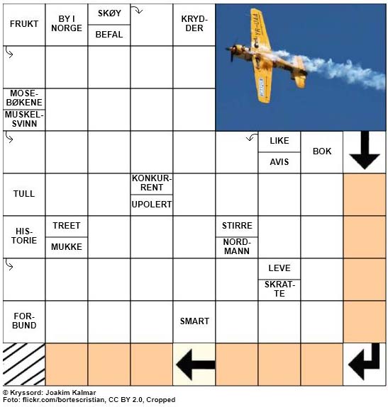 Dagens kryssord - 24. Februar - 2018