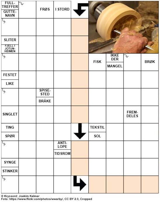 Dagens kryssord – 24. Mars – 2019