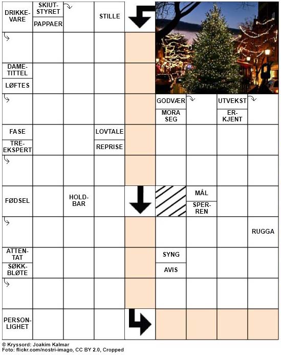 Dagens kryssord – 24. November – 2018