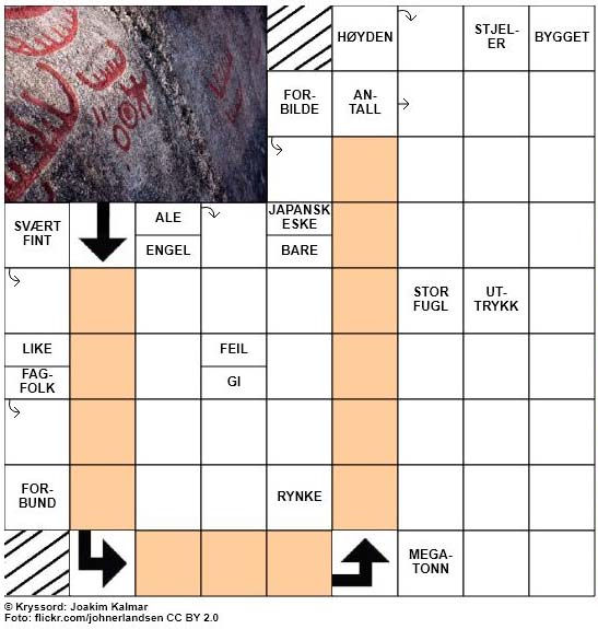 Dagens kryssord - 24. September - 2017
