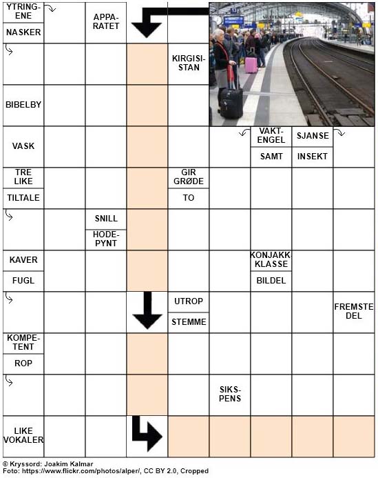 Dagens kryssord – 25. April – 2019