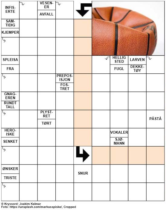 Dagens kryssord – 25. Mai – 2019