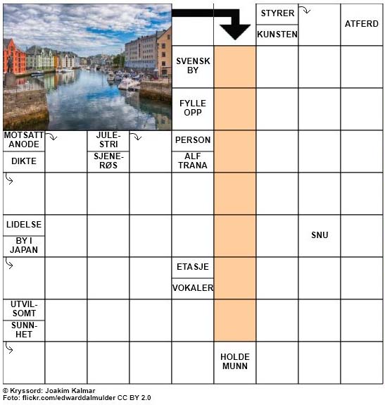 Dagens kryssord - 25. Oktober - 2017