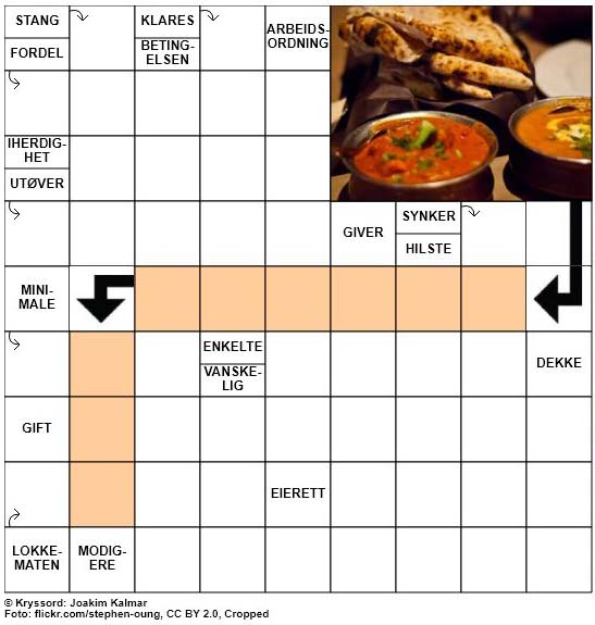 Dagens kryssord - 26. Mai - 2018