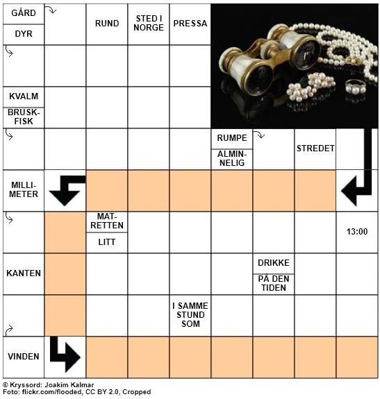 Dagens kryssord - 27. Februar - 2018