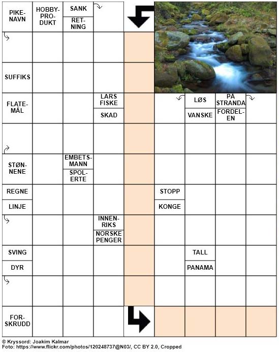 Dagens kryssord – 27. Februar – 2019