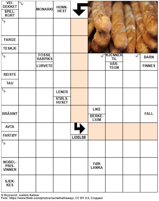 Dagens kryssord – 27. Mars – 2019