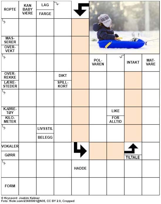 Dagens kryssord – 27. November – 2018