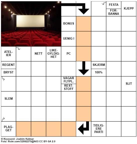 Dagens kryssord - 27. Oktober - 2017