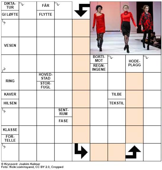 Dagens kryssord - 27. September - 2018