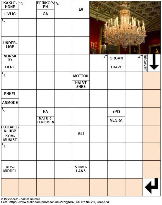 Dagens kryssord – 28. Januar – 2019