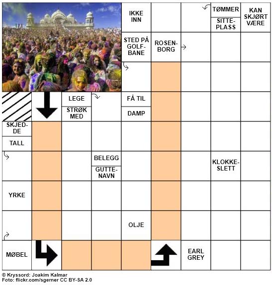 Dagens kryssord - 28. September - 2017