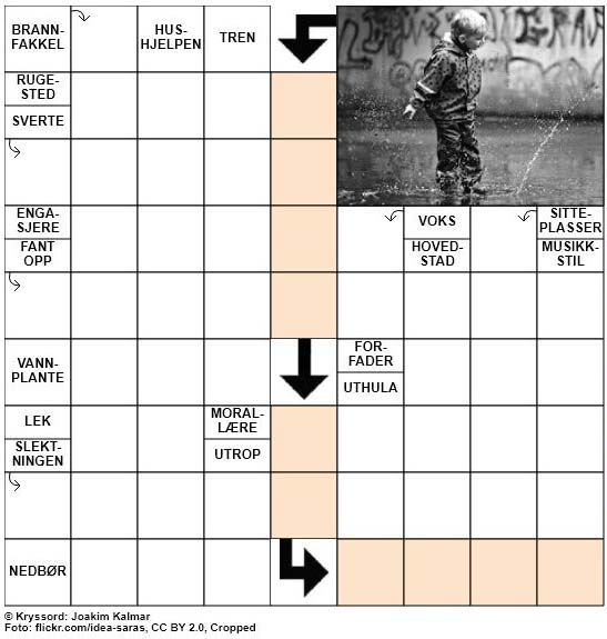 Dagens kryssord - 28. September - 2018