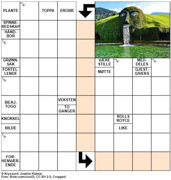 Dagens kryssord - 29. Juli - 2018